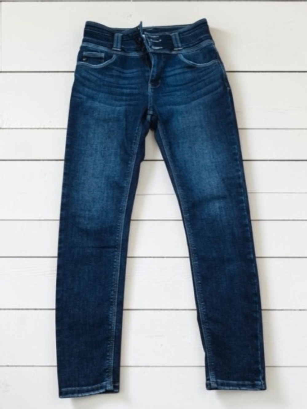 KanCan Dark Blue High-Rise Skinny Jeans